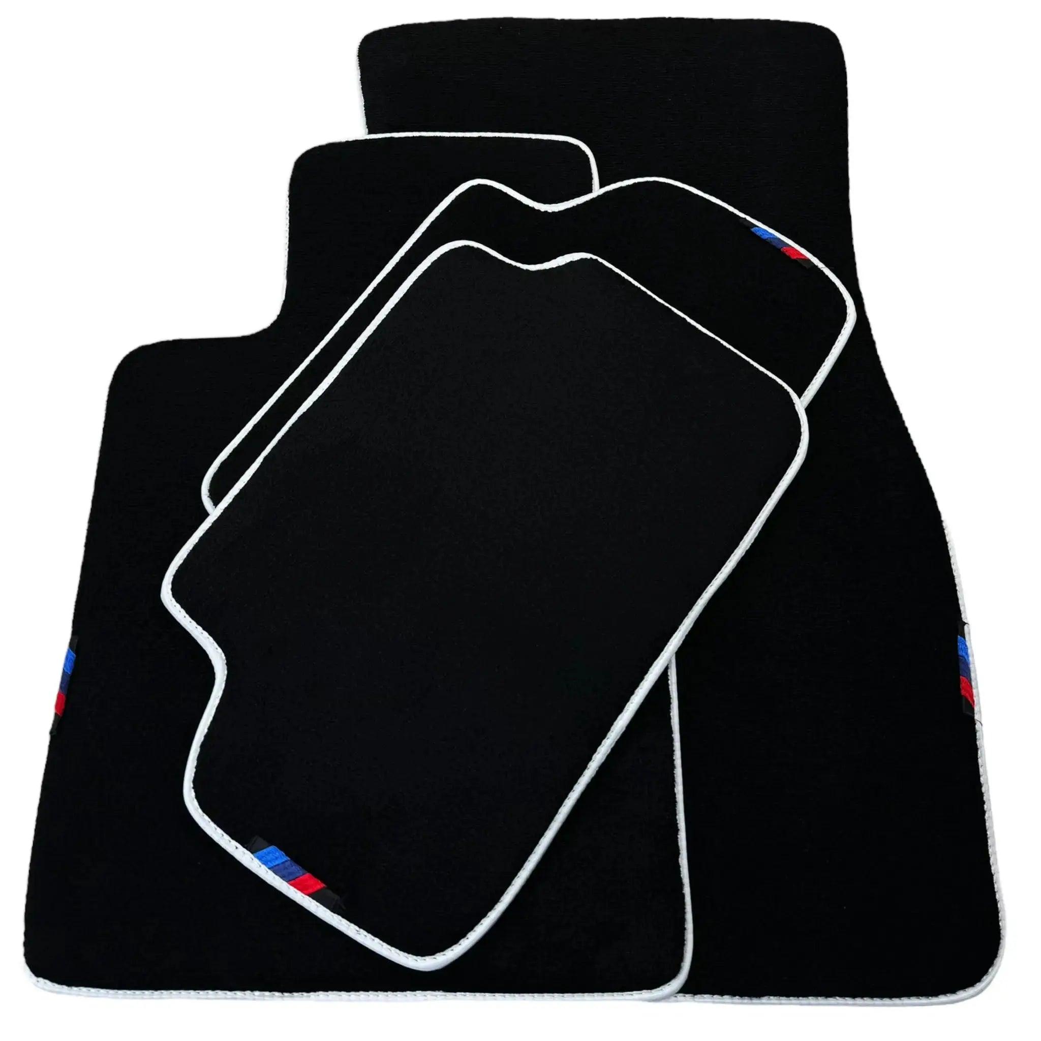 Black Mats For BMW 5 Series G31 Wagon | White Trim - AutoWin