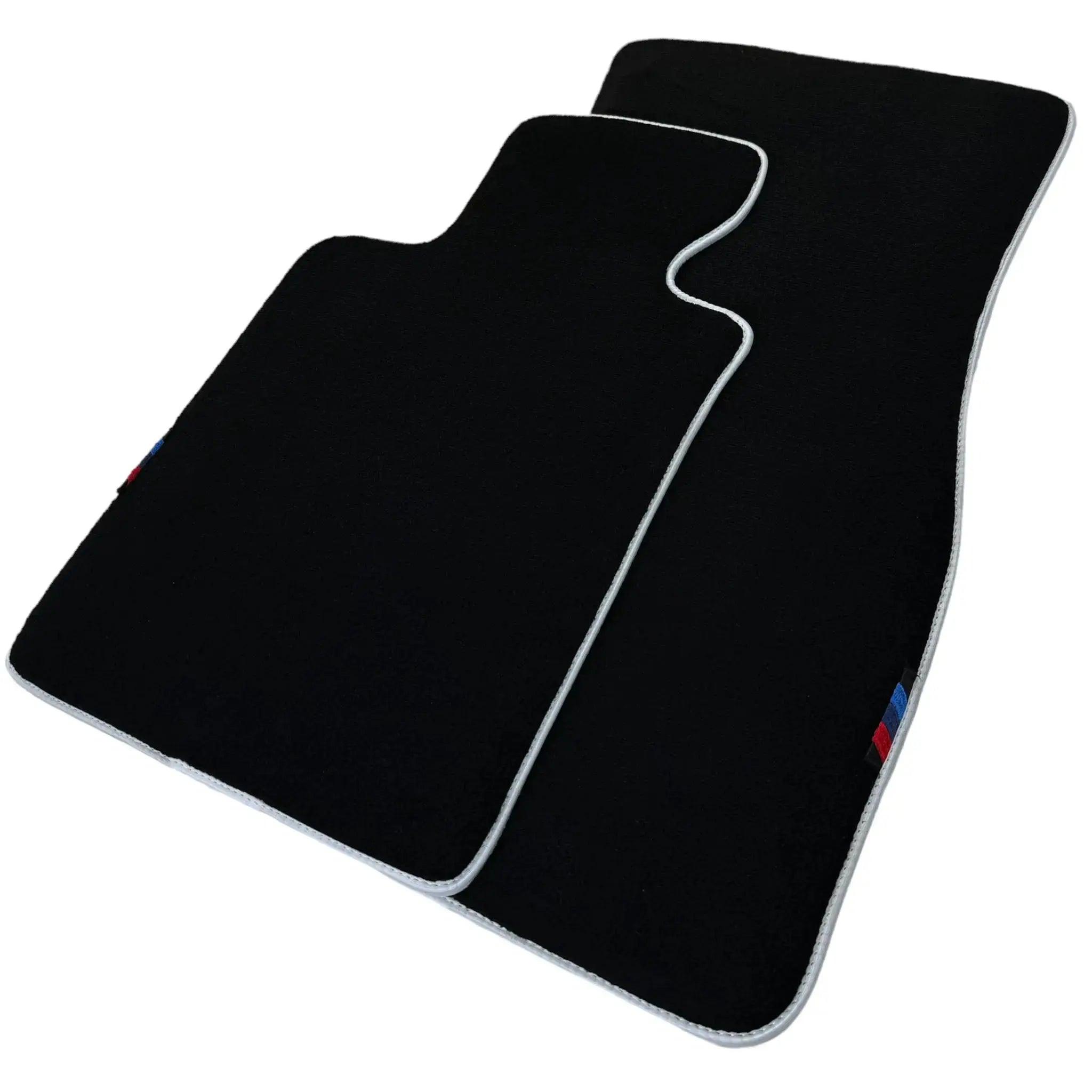 Black Mats For BMW 5 Series G31 Wagon | White Trim - AutoWin