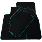 Black Mats For BMW X5M F85 SUV | Green Trim - AutoWin