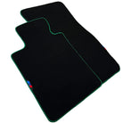 Black Mats For BMW X5M F85 SUV | Green Trim - AutoWin