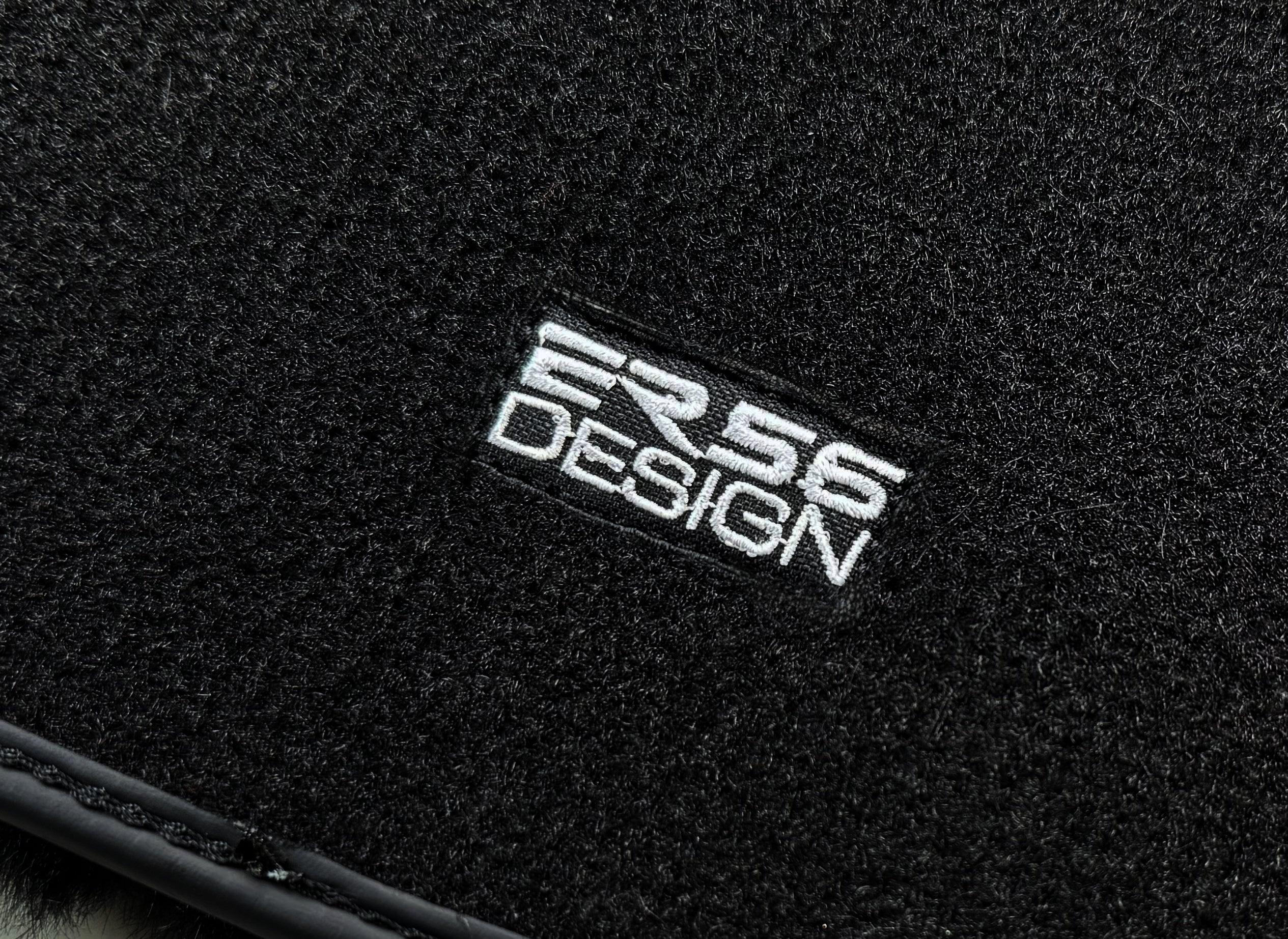 Black Sheepskin Floor Mats For BMW M3 E93 ER56 Design