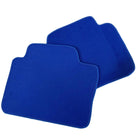 Blue Mats For BMW 5 Series E28 Sedan Tailored Set Perfect Fit - AutoWin