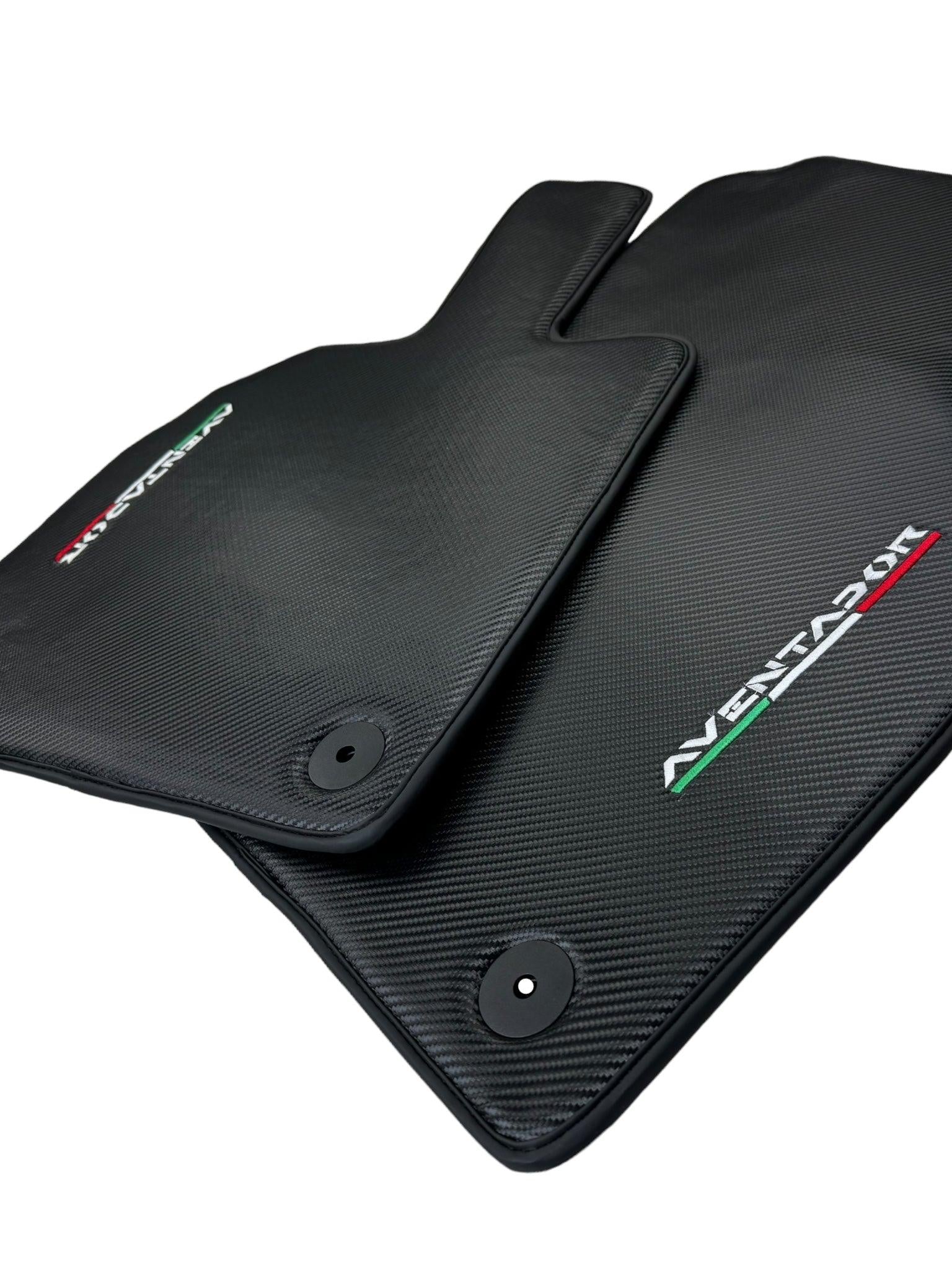 Carbon Fiber Floor Mats for Lamborghini Aventador - AutoWin