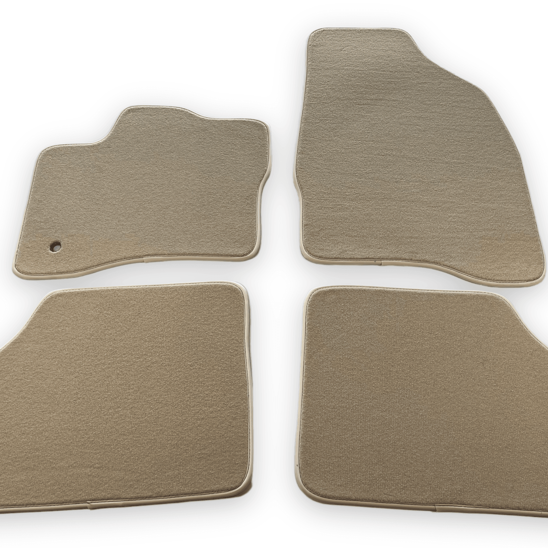 Floor Mats For Lincoln MKS 2009-2016 Beige Tailored Carpets - AutoWin