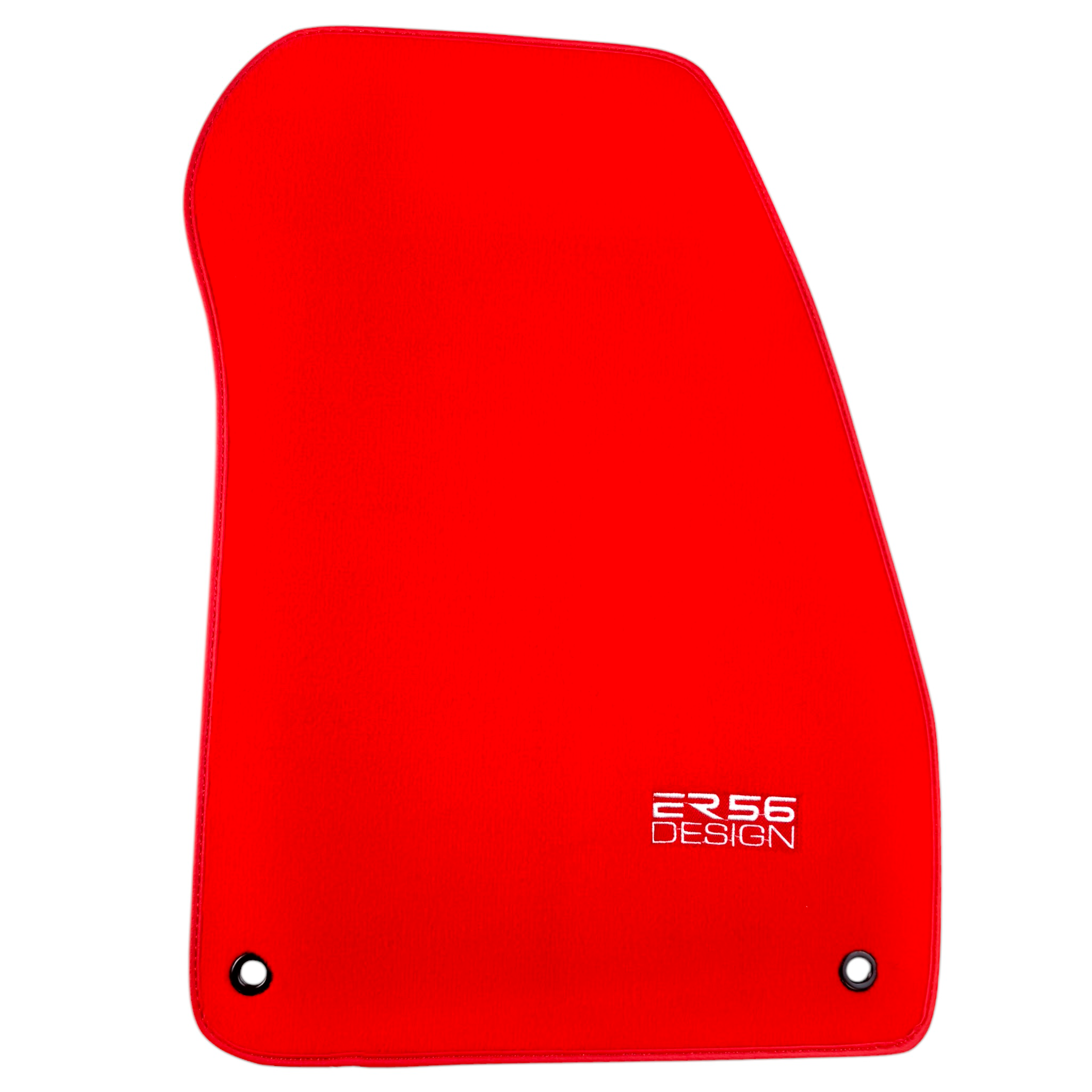 Red Floor Mats for Jeep Renegade (2014-2018) Distance Fixing Points Co-Driver 20 cm by ER56 Design