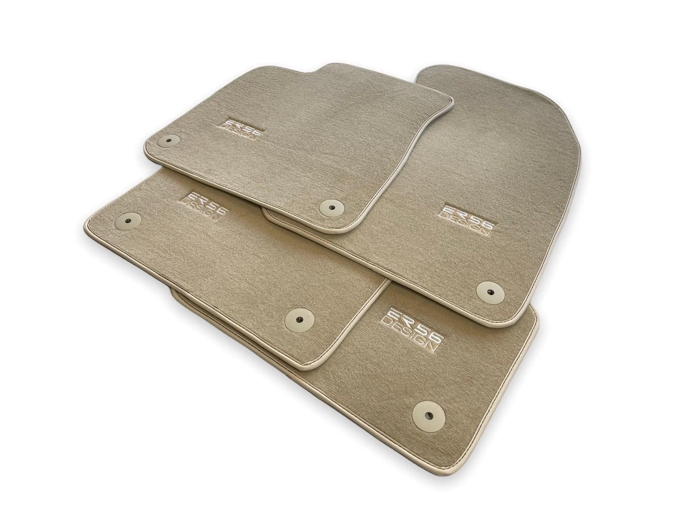 Beige Floor Mats for Audi A1 - 5-door Citycarver (2019-2024) | ER56 Design