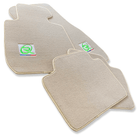 Beige Floor Mats For BMW 2 Series F45 Brand Tailored Set Perfect Fit Green Collection - AutoWin