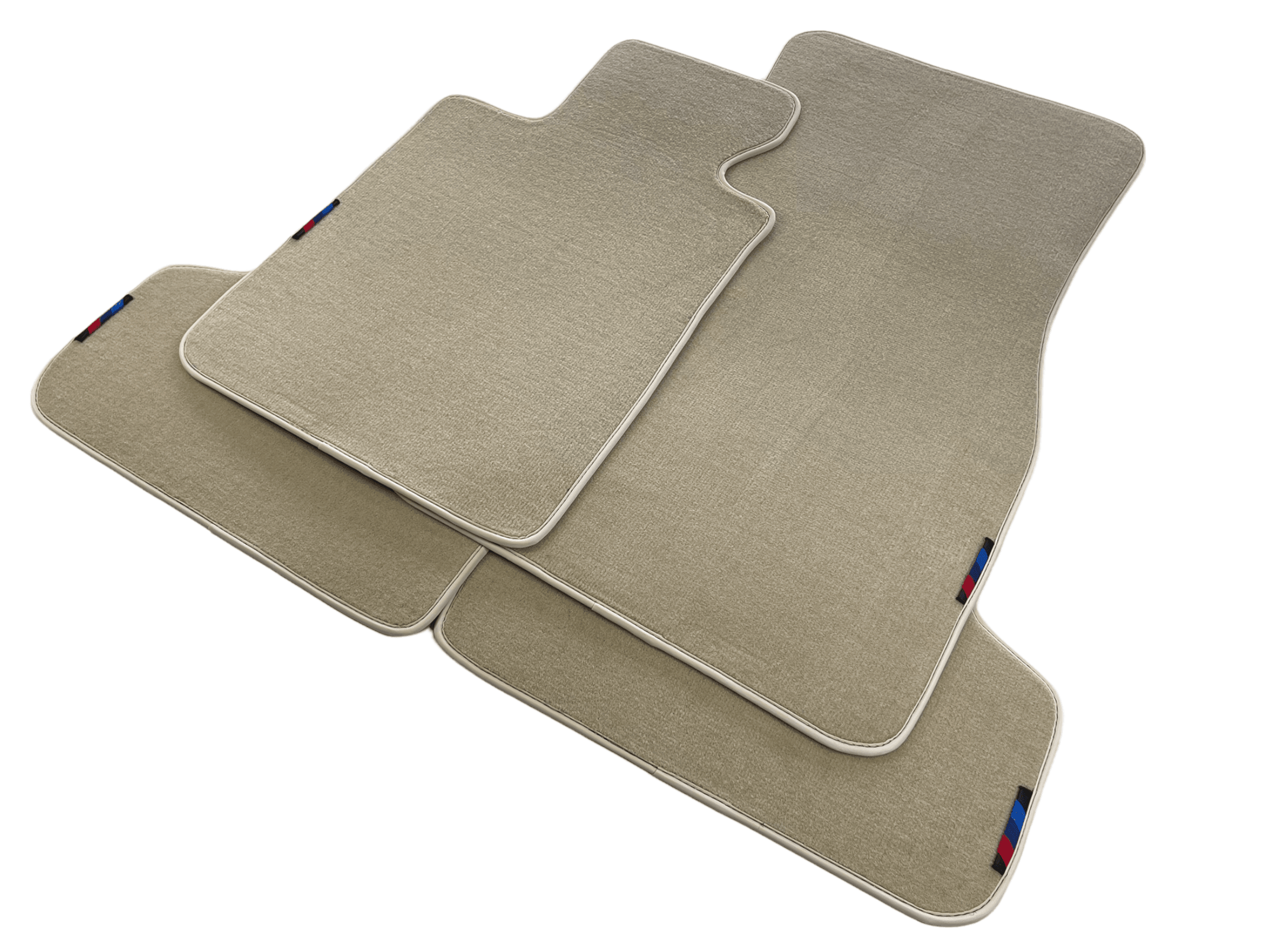 Beige Mats For BMW 3 Series E30 4-doors Sedan With M Package - AutoWin