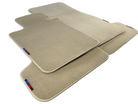 Beige Mats For BMW 3 Series E91 5-door Touring With M Package - AutoWin