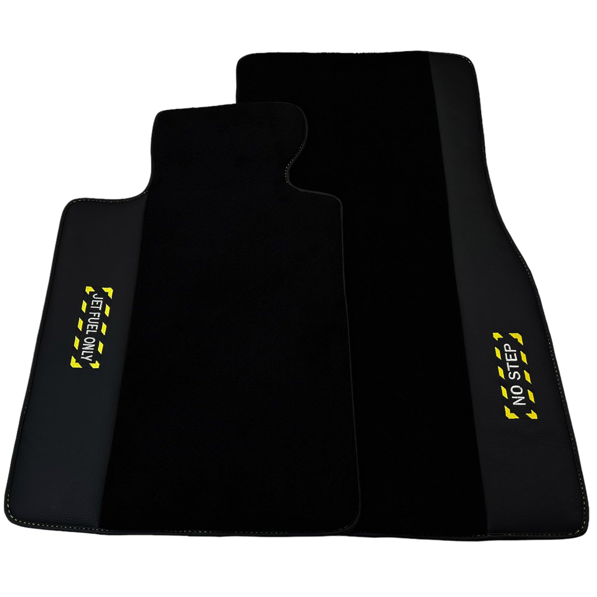 Black Floor Floor Mats For BMW 1 Series F40 | Fighter Jet Edition Autowin Brand - AutoWin