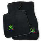 Black Floor Mats For BMW 3 Series E93 Tailored Set Perfect Fit - AutoWin