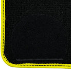 Black Floor Floor Mats For BMW 3 Series G20 | Fighter Jet Edition | Yellow Trim