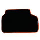 Black Floor Mats For BMW 2 Series F23 Convertible | Orange Trim