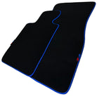 Black Floor Mats For BMW 4 Series G26 Gran Coupe | Blue Trim