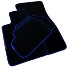 Black Floor Mats For BMW 4 Series G26 Gran Coupe | Blue Trim