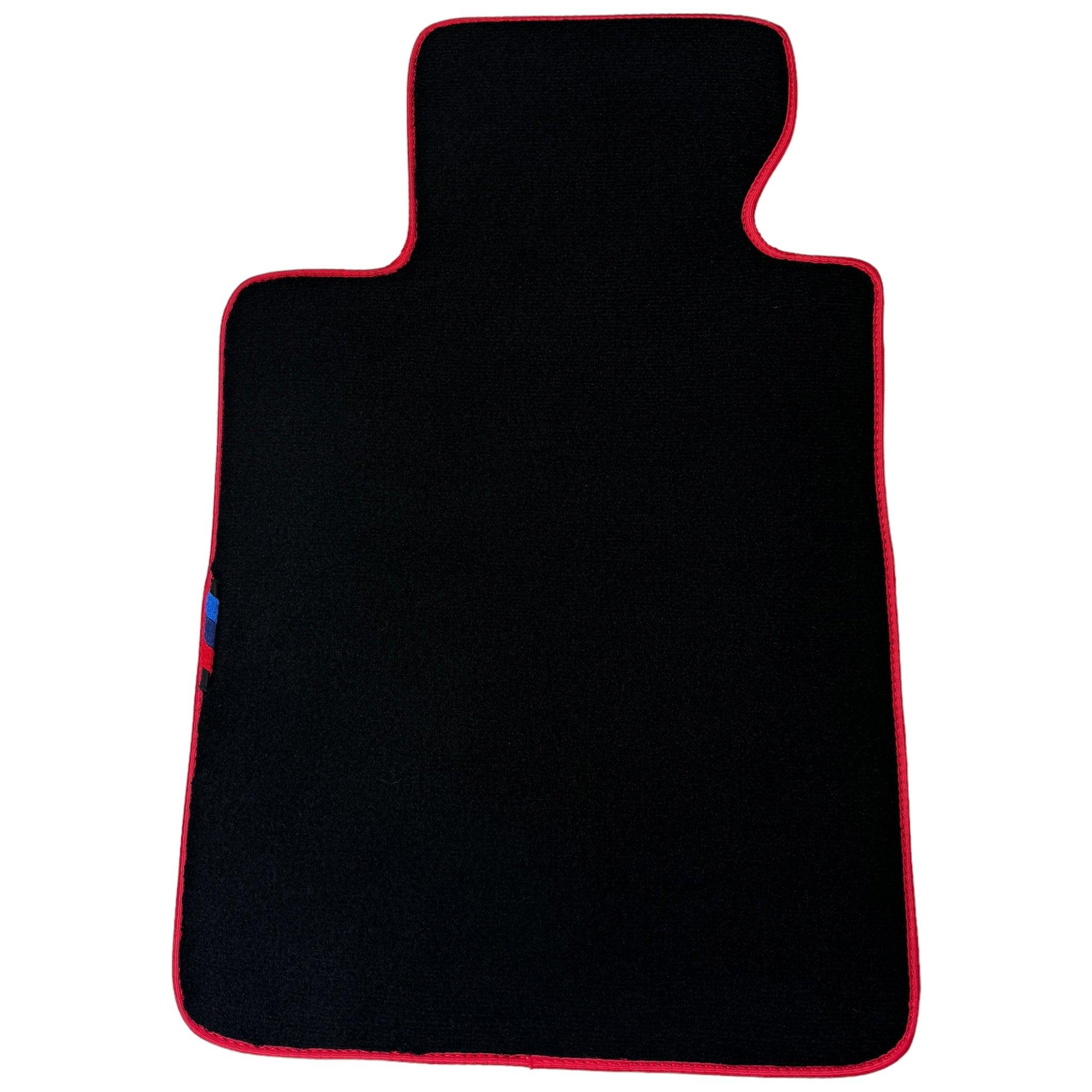 Black Floor Mats For BMW 5 Series G31 Wagon | Red Trim