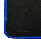 Black Floor Mats For BMW 6 Series F13 2-door Coupe | Blue Trim