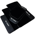 Black Floor Mats For BMW 7 Series E32 No Steps Edition - AutoWin