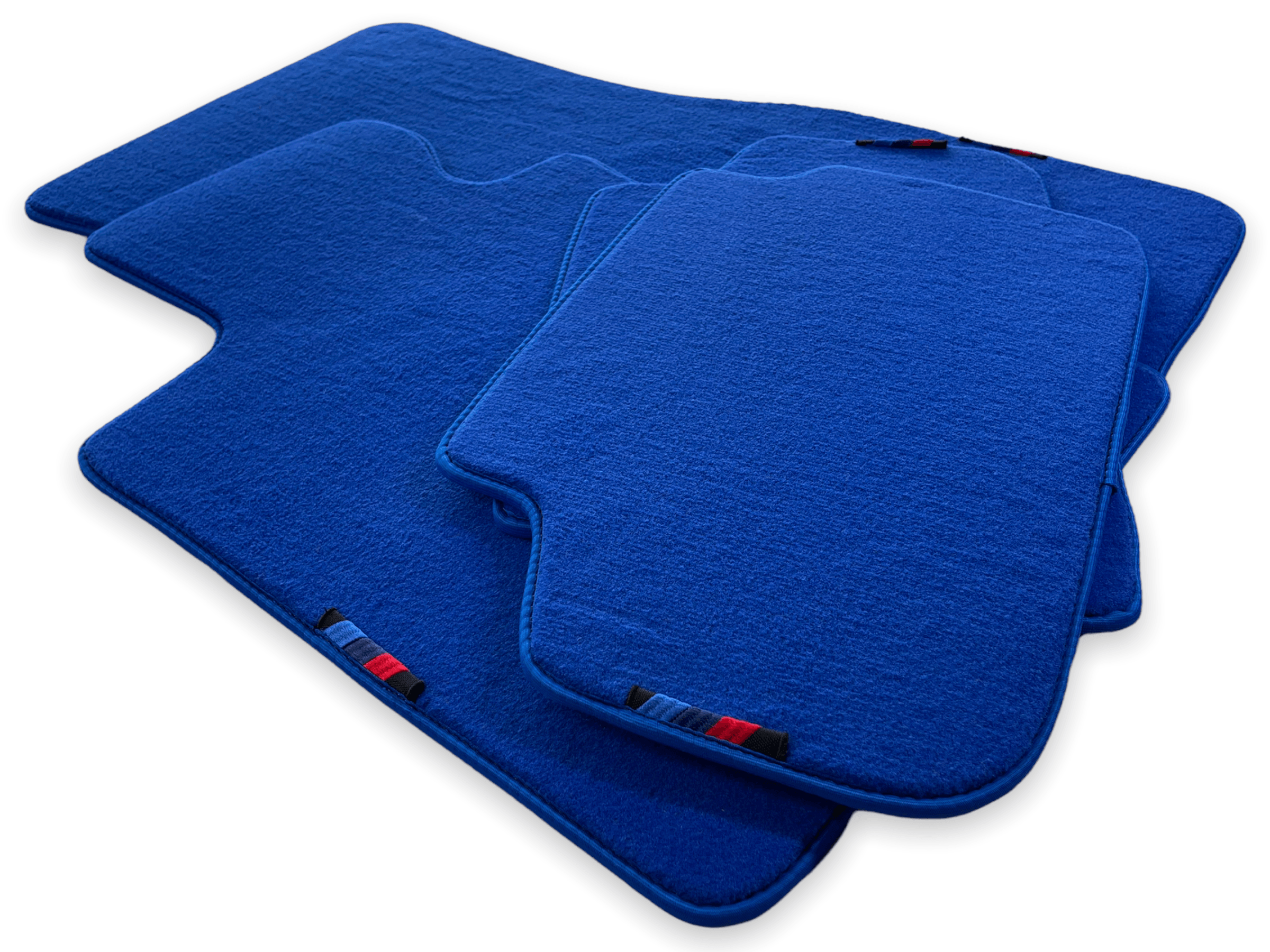 Blue Floor Mats For BMW 5 Series E60 With M Package - AutoWin