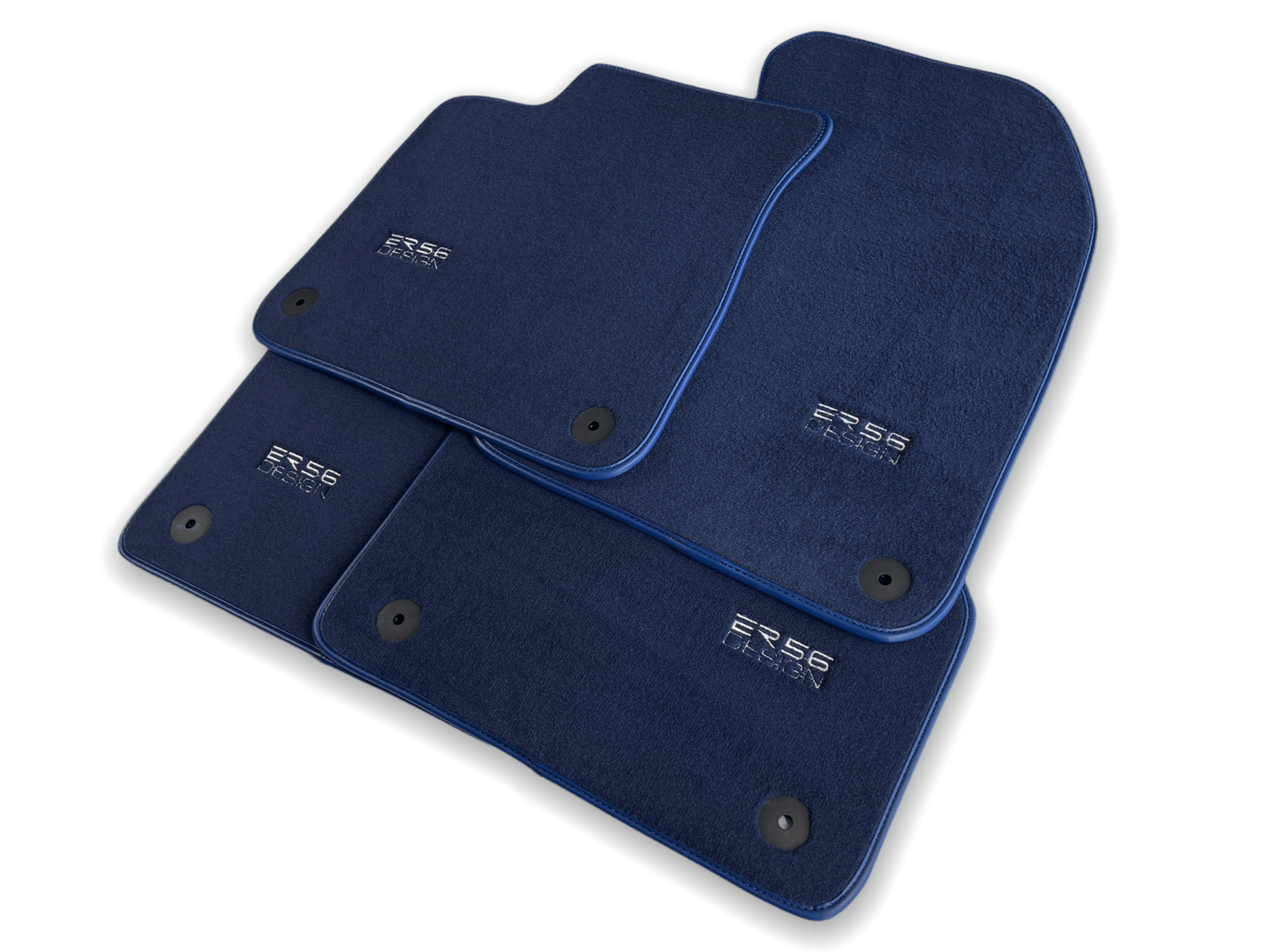 Dark Blue Floor Mats for Audi A2 2000-2005 8Z | ER56 Design