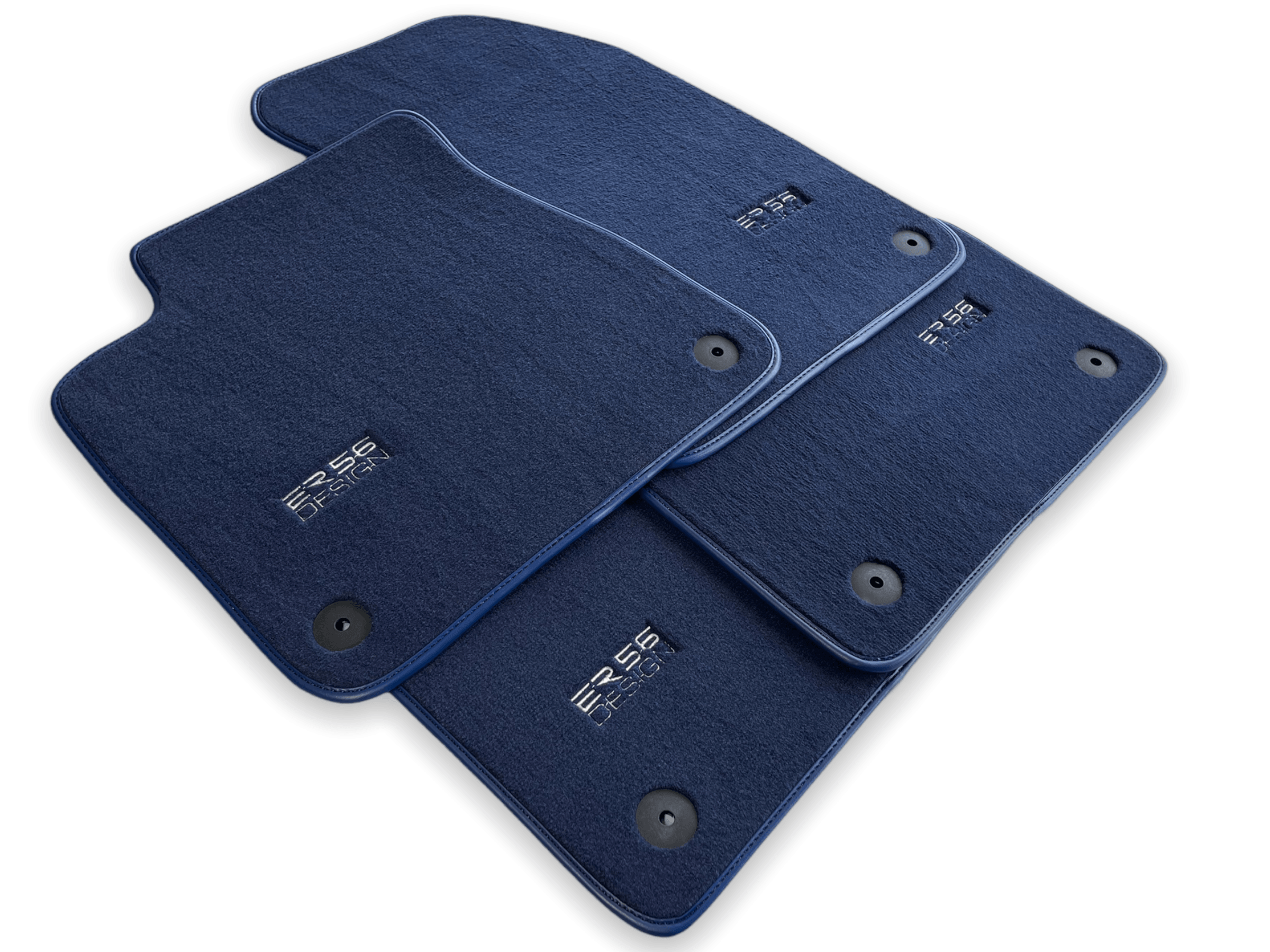 Dark Blue Floor Mats for Audi A2 2000-2005 8Z | ER56 Design