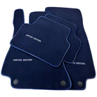 Dark Blue Floor Mats For Mercedes Benz E-Class A207 Convertible (2010-2013) | Limited Edition