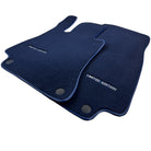 Dark Blue Floor Mats For Mercedes Benz E-Class A207 Convertible (2010-2013) | Limited Edition