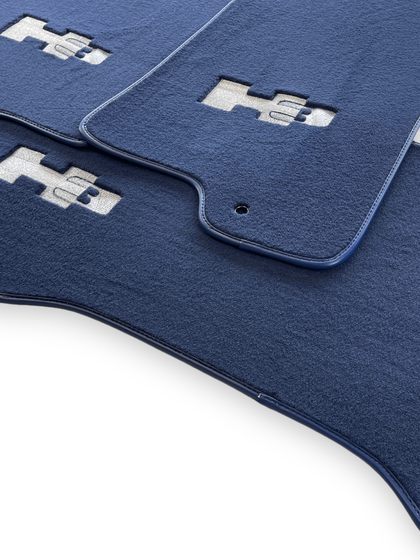 Floor Mats For Hummer H3 2005-2010 Tailored Dark Blue Color Carpets - AutoWin