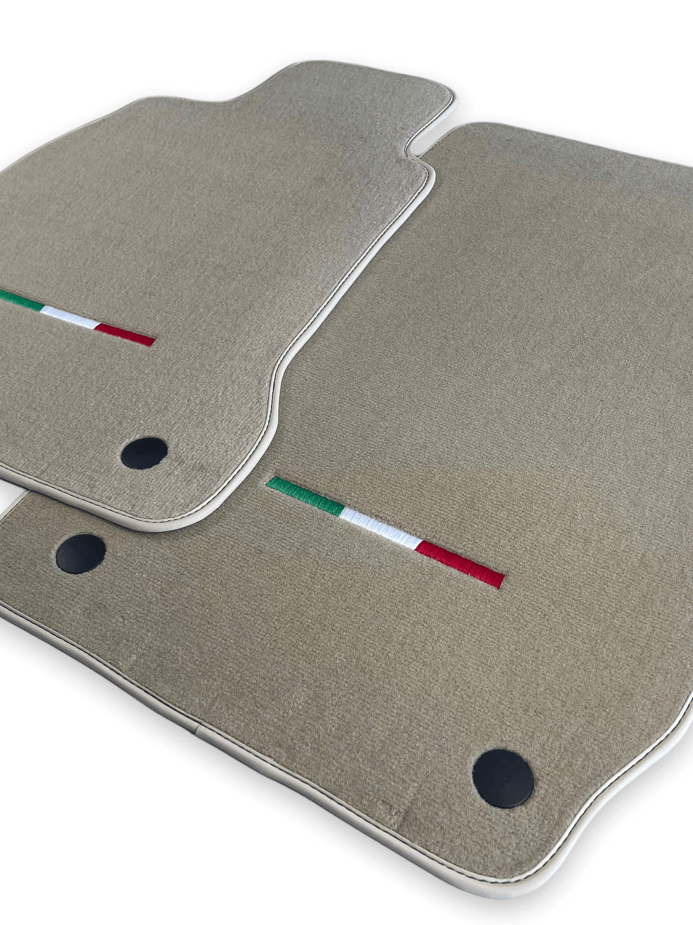 Floor Mats For Maserati Quattroporte Beige IT Edition - AutoWin