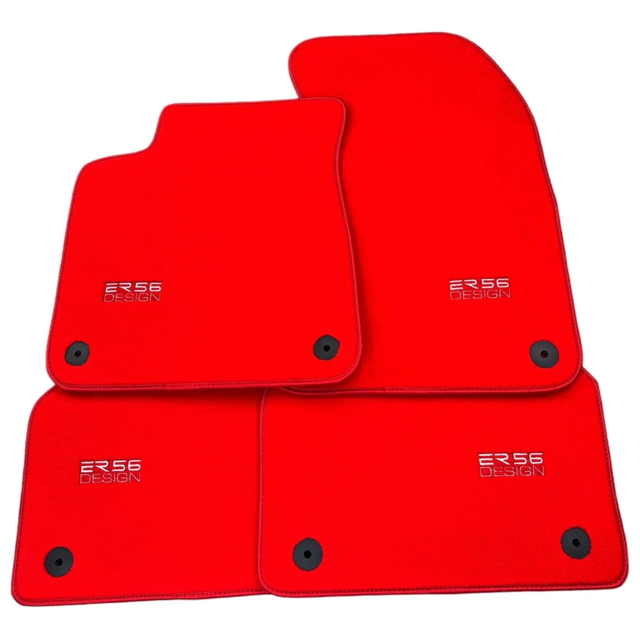 Red Floor Mats for Audi A1 - 5-door Citycarver (2019-2024) | ER56 Design