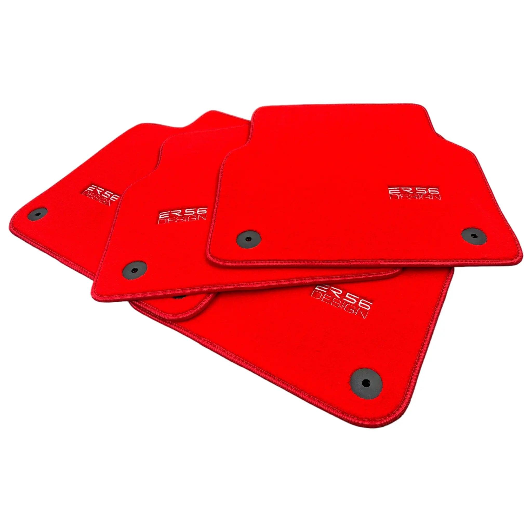 Red Floor Mats for Audi A1 - 5-door Citycarver (2019-2024) | ER56 Design