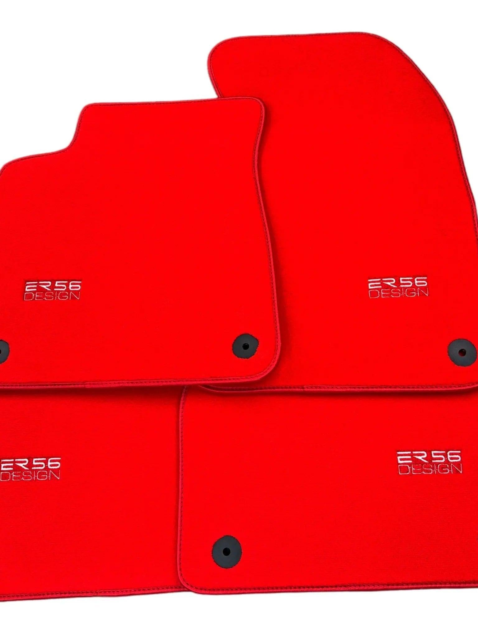 Red Floor Mats for Audi Q2 (2016-2020) | ER56 Design