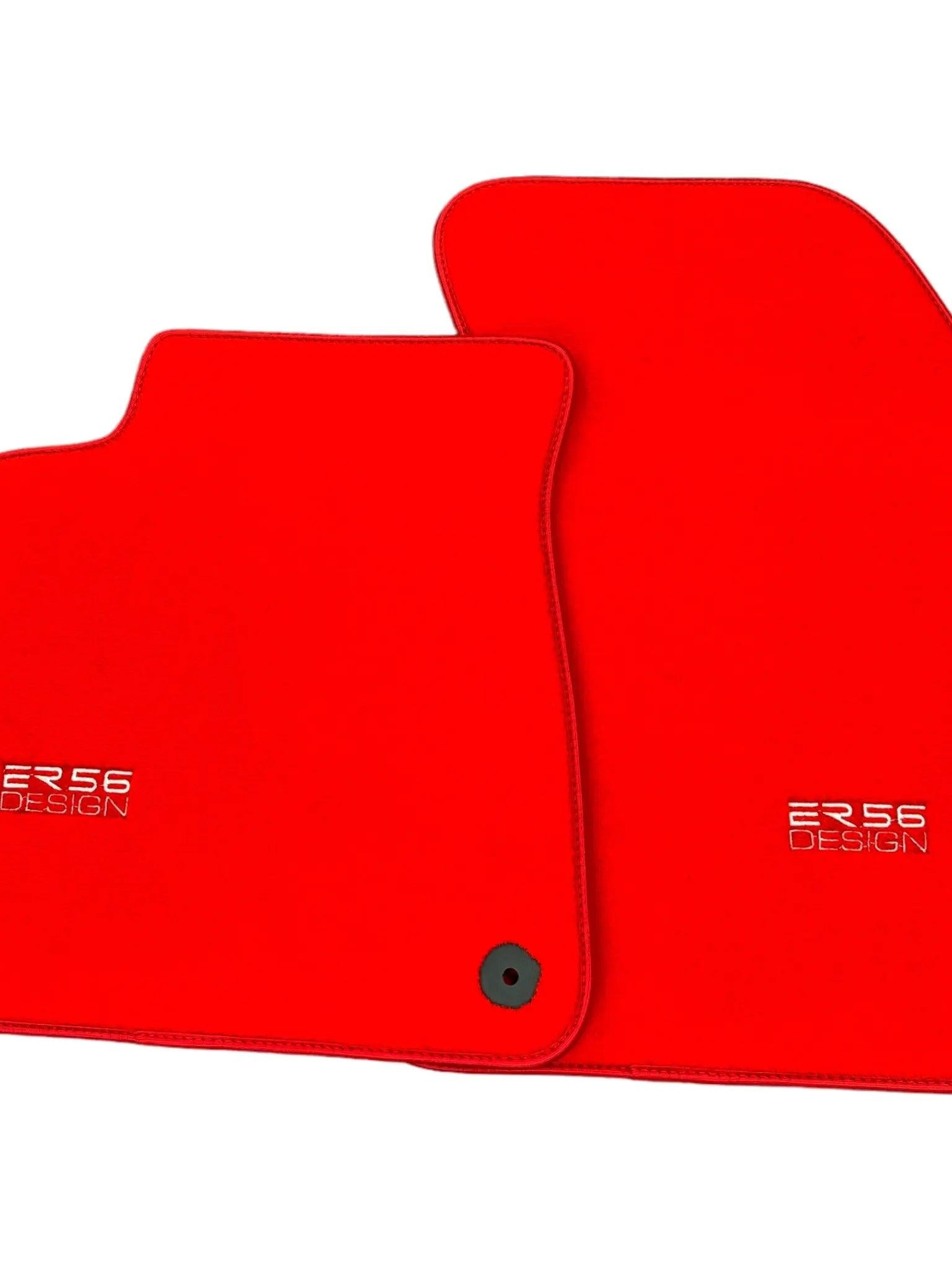 Red Floor Mats for Audi Q2 (2020-2024) | ER56 Design