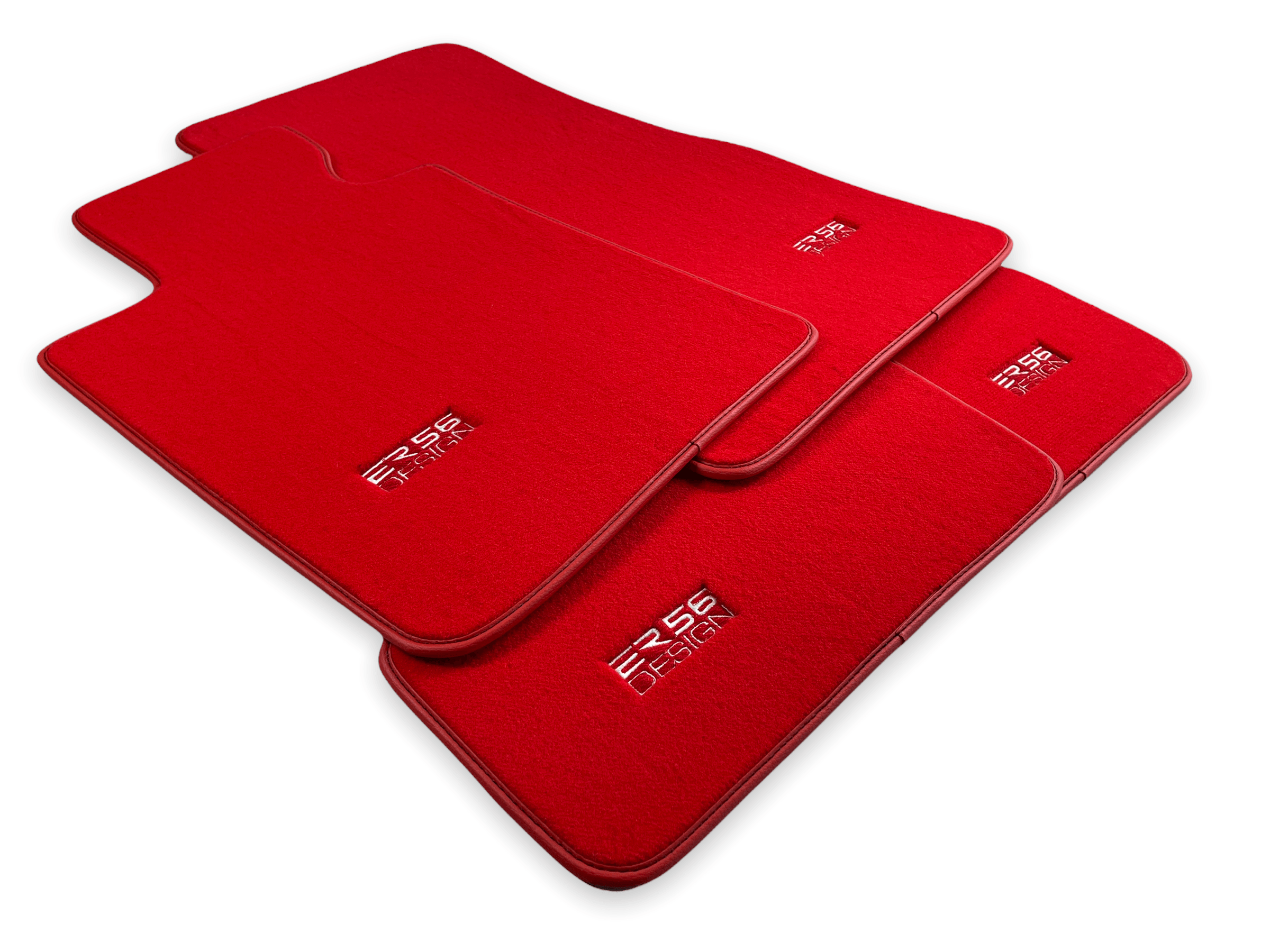 Red Floor Mats For BMW 2 Series F45 - ER56 Design Brand - AutoWin