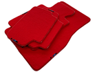Red Floor Mats For BMW 3 Series G20 With M Package AutoWin Brand - AutoWin
