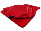 Red Floor Mats For BMW M4 Series F83 With M Package AutoWin Brand - AutoWin