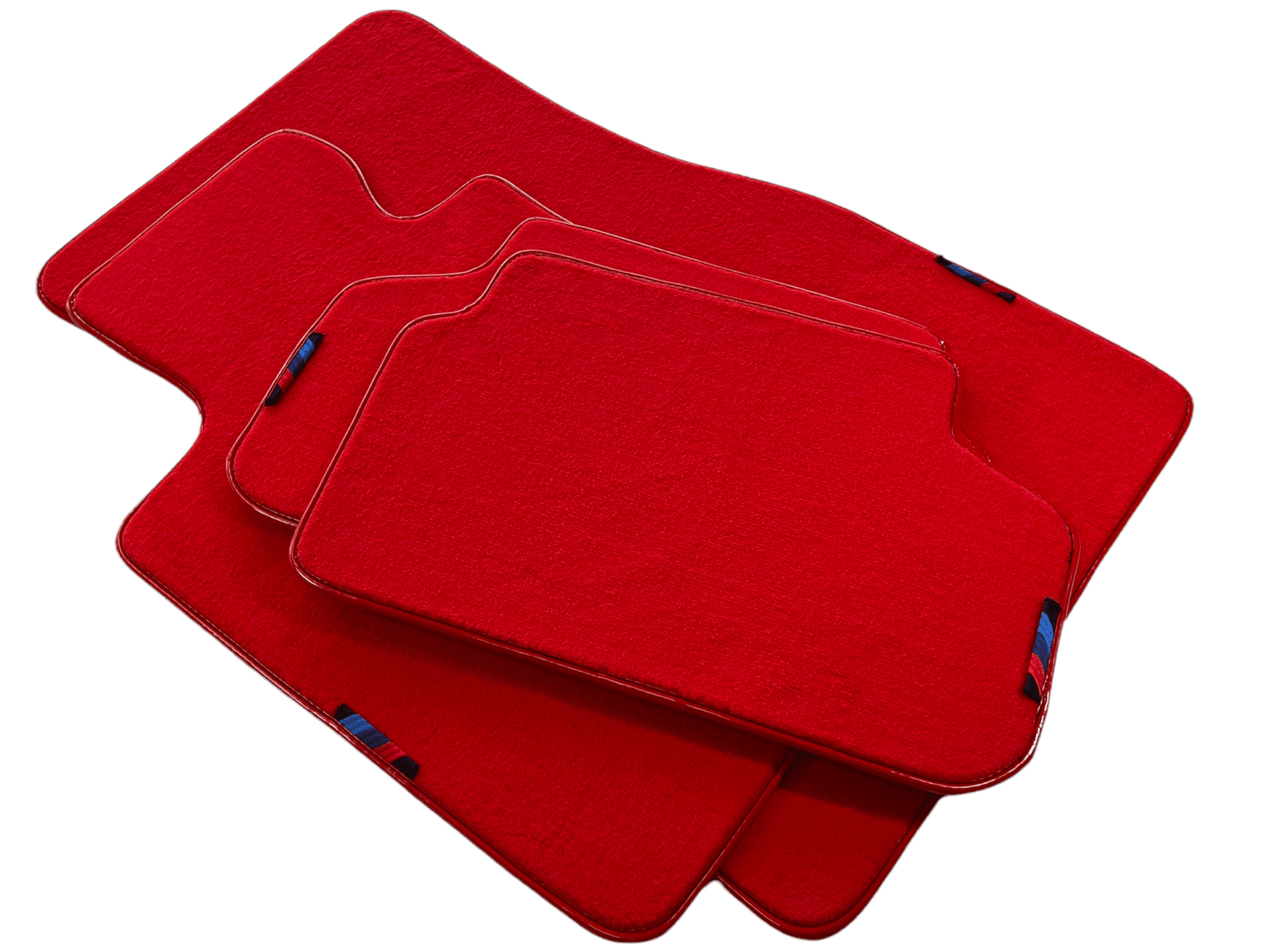 Red Mats For BMW 3 Series E30 4-doors Sedan With M Package AutoWin Brand - AutoWin