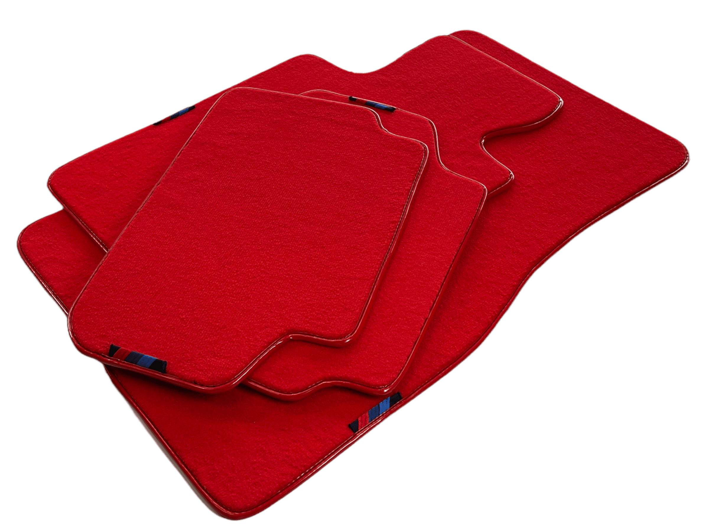 Red Mats For BMW iX1 - U11 SUV With M Package AutoWin Brand - AutoWin