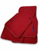 Red Mats For BMW M3 E46 With M Package - AutoWin