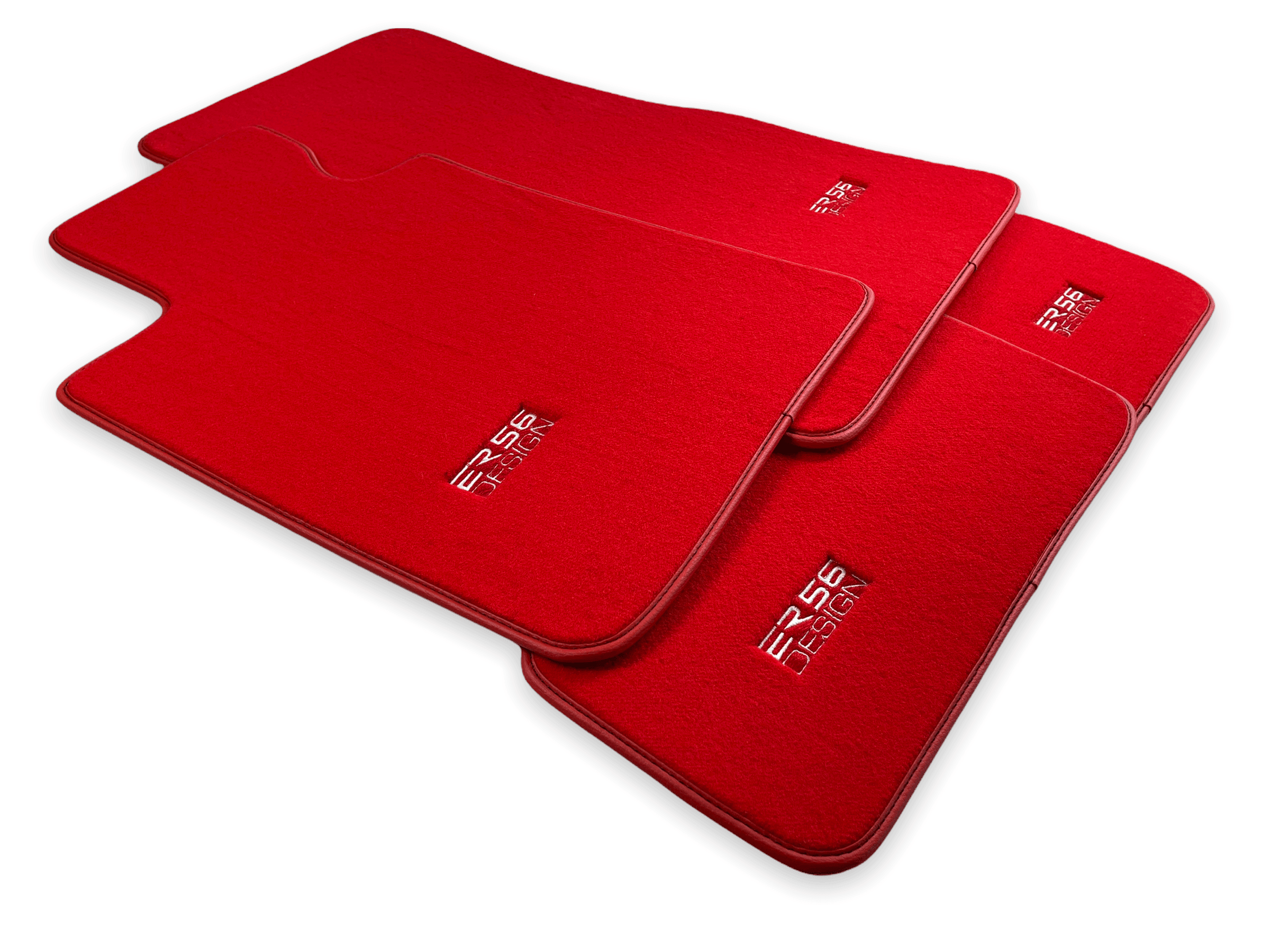 Red Mats For BMW M6 E64 Convertible - ER56 Design Brand - AutoWin